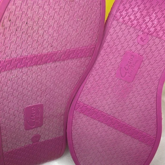 Circus NY Latasha Pink Punch Terry Slide Sandal, Size 7.5 - Picture 6 of 7